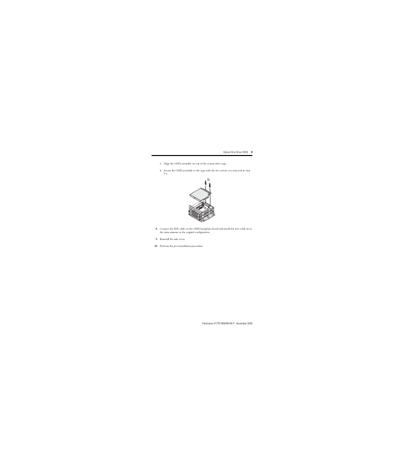 Rockwell Automation 6189V-SLDUAL Optical Disc Drive (ODD) User Manual | Page 9 / 12