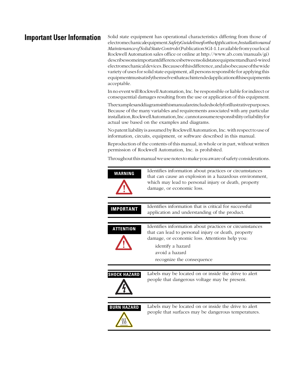 Important user information | Rockwell Automation 2727-MRSDK MobileView Terminals Software Development Kit User Manual User Manual | Page 2 / 50