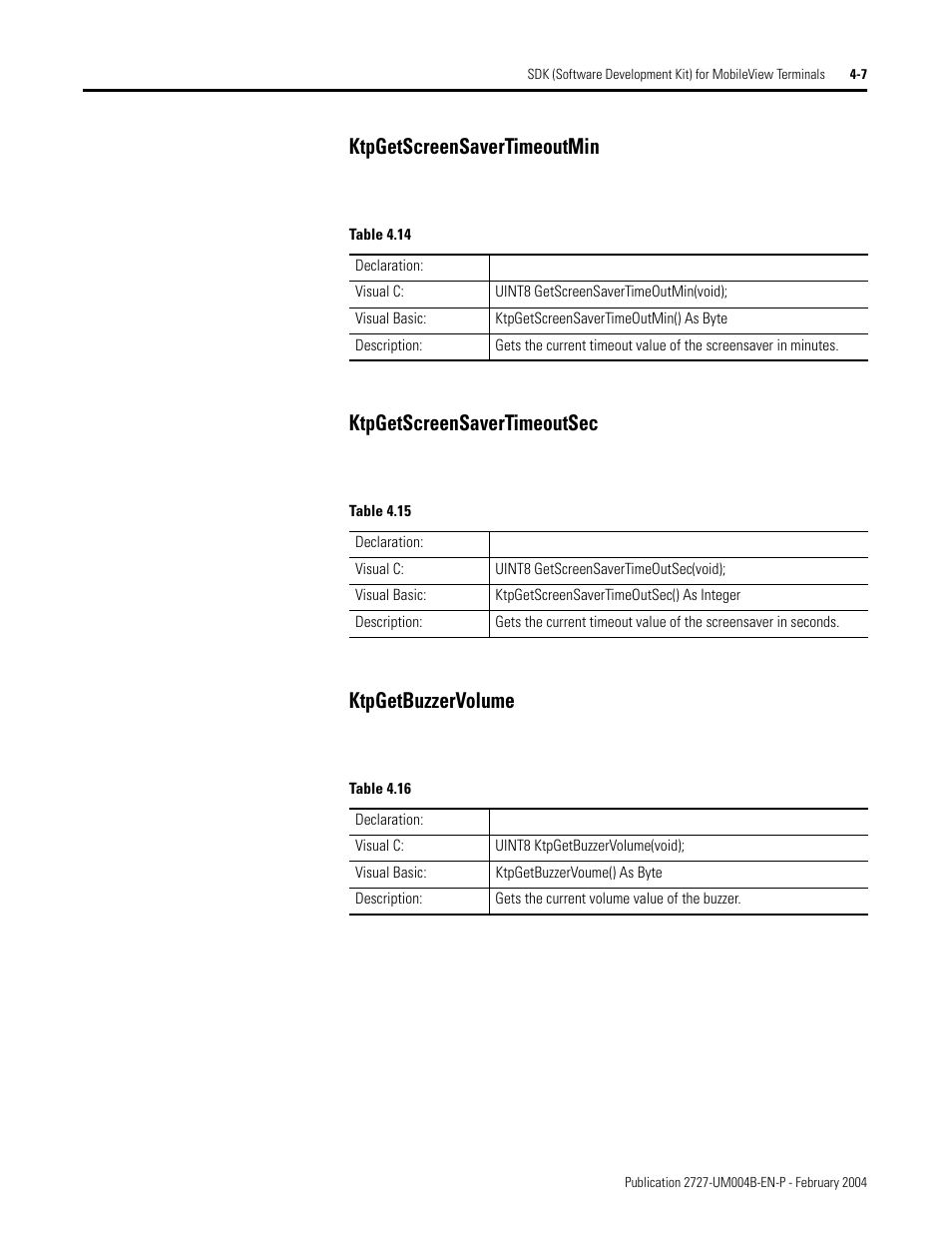 Rockwell Automation 2727-MRSDK MobileView Terminals Software Development Kit User Manual User Manual | Page 31 / 50
