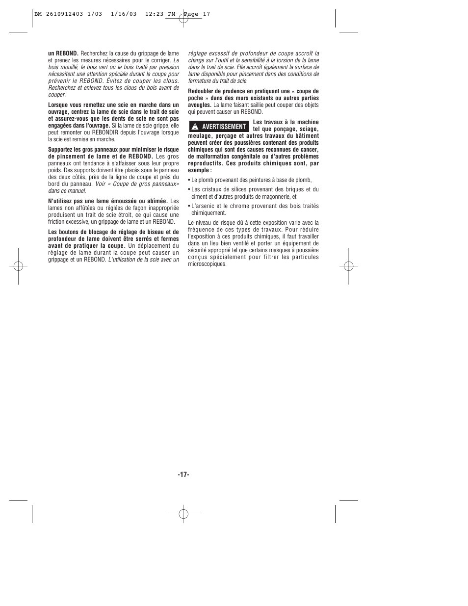 Bosch 1678 User Manual | Page 17 / 40