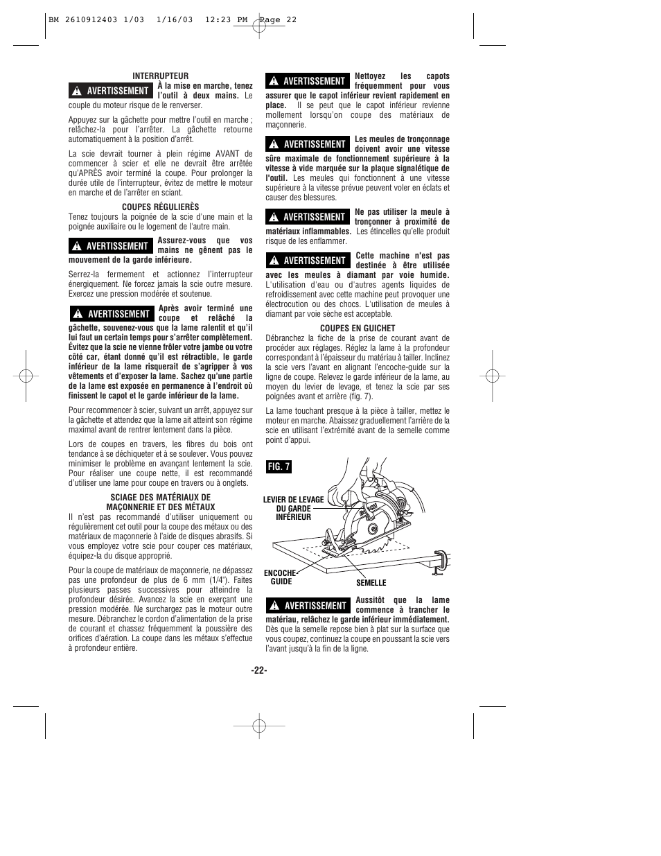 Bosch 1678 User Manual | Page 22 / 40