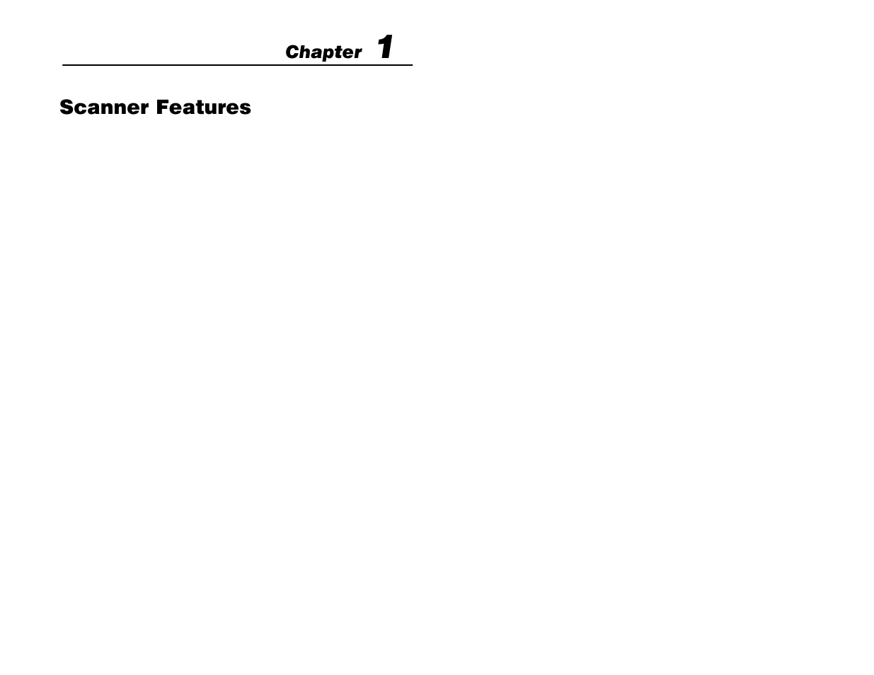 1 - scanner features, Scanner features, Chapter | Rockwell Automation 2755 Cordless Hand-Held Scanner User Manual | Page 12 / 107