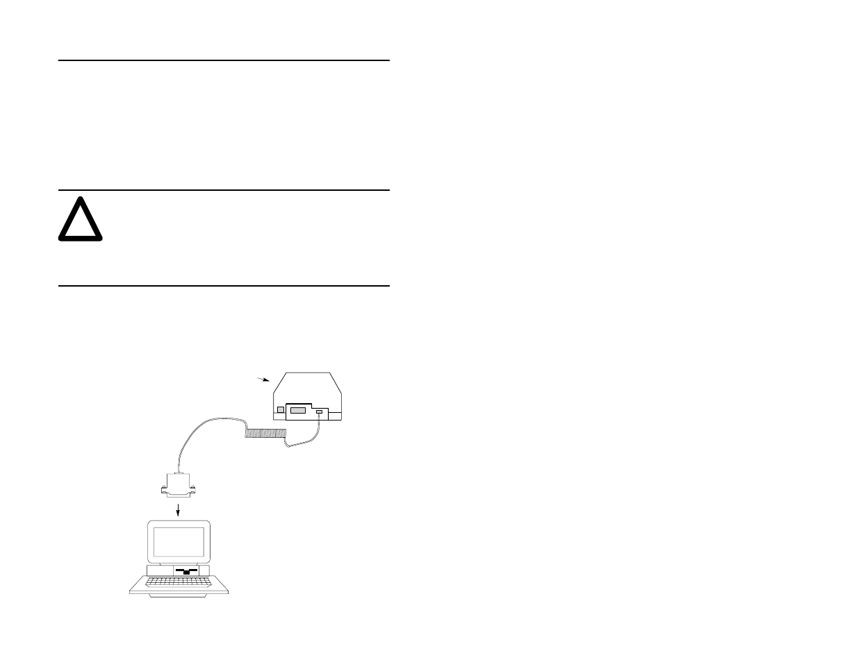 Connecting the host cable to the host device | Rockwell Automation 2755 Cordless Hand-Held Scanner User Manual | Page 32 / 107