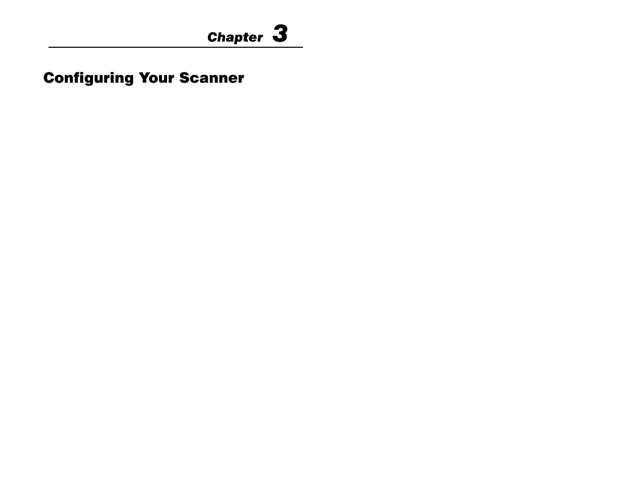 3 - configuring your scanner, Important notes on configuring a scanner, Configuring your scanner | Chapter | Rockwell Automation 2755 Cordless Hand-Held Scanner User Manual | Page 38 / 107