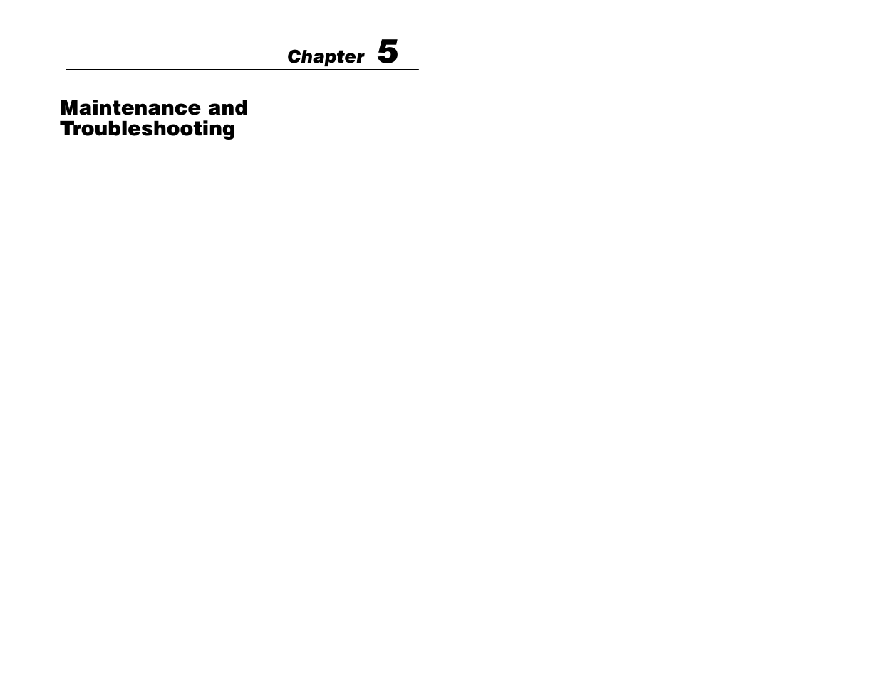 5 - maintenance and troubleshooting, Maintenance and troubleshooting, Chapter | Rockwell Automation 2755 Cordless Hand-Held Scanner User Manual | Page 63 / 107