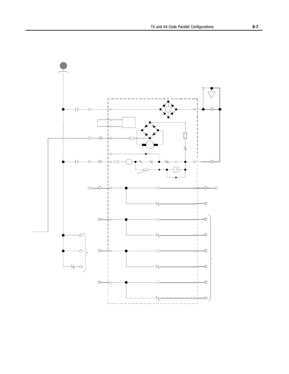 T4 and v4-code parallel configurations 9-7 | Rockwell Automation 2364P Parallel DC Bus Supply Config. User Manual | Page 101 / 217