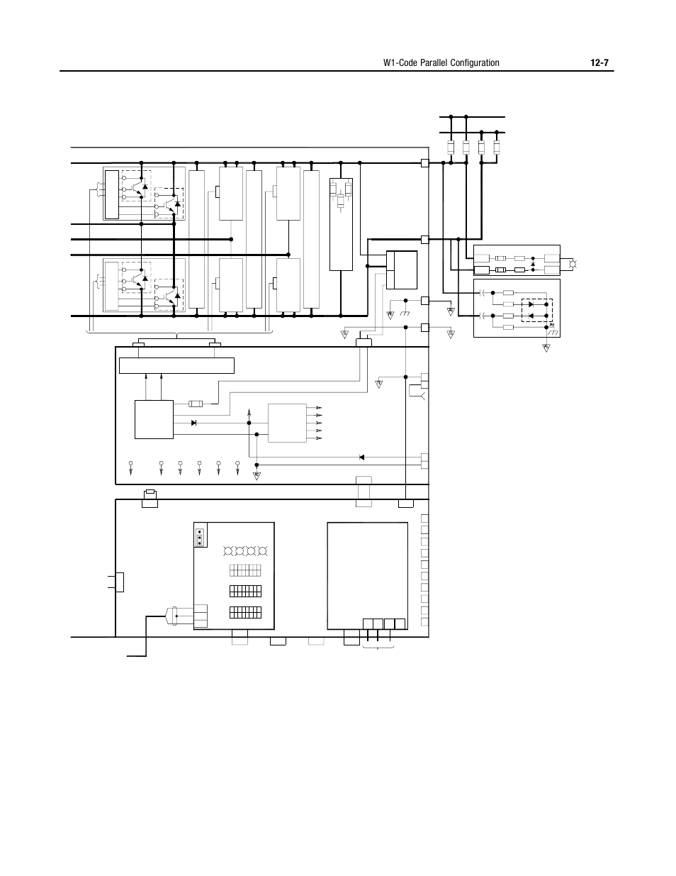 W1-code parallel configuration 12-7 | Rockwell Automation 2364P Parallel DC Bus Supply Config. User Manual | Page 139 / 217