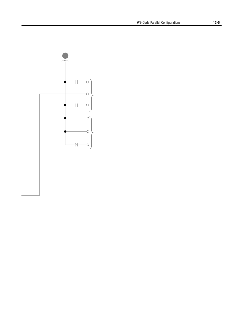 W2-code parallel configurations 13-5 | Rockwell Automation 2364P Parallel DC Bus Supply Config. User Manual | Page 149 / 217