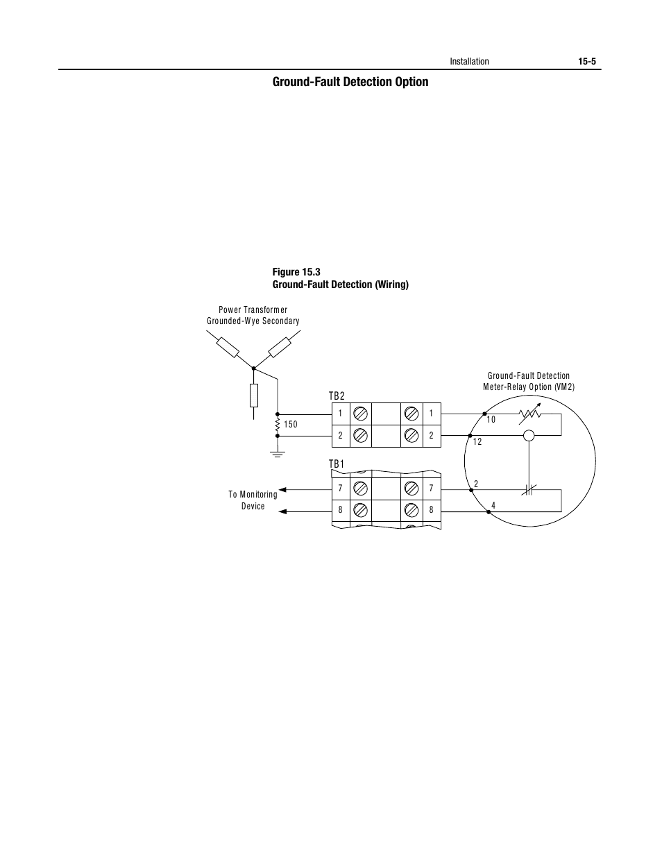 Ground-fault detection option | Rockwell Automation 2364P Parallel DC Bus Supply Config. User Manual | Page 177 / 217