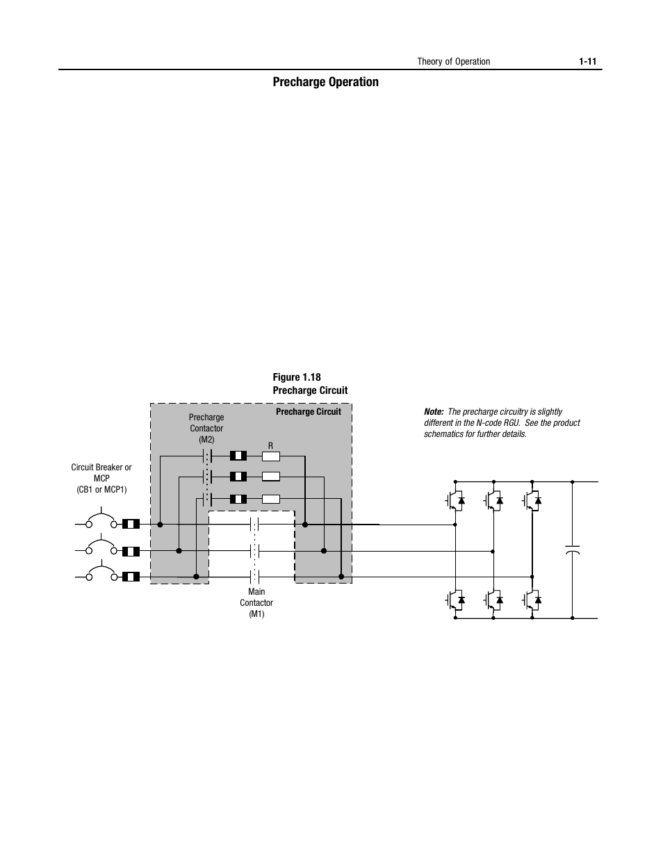 Precharge operation | Rockwell Automation 2364P Parallel DC Bus Supply Config. User Manual | Page 23 / 217