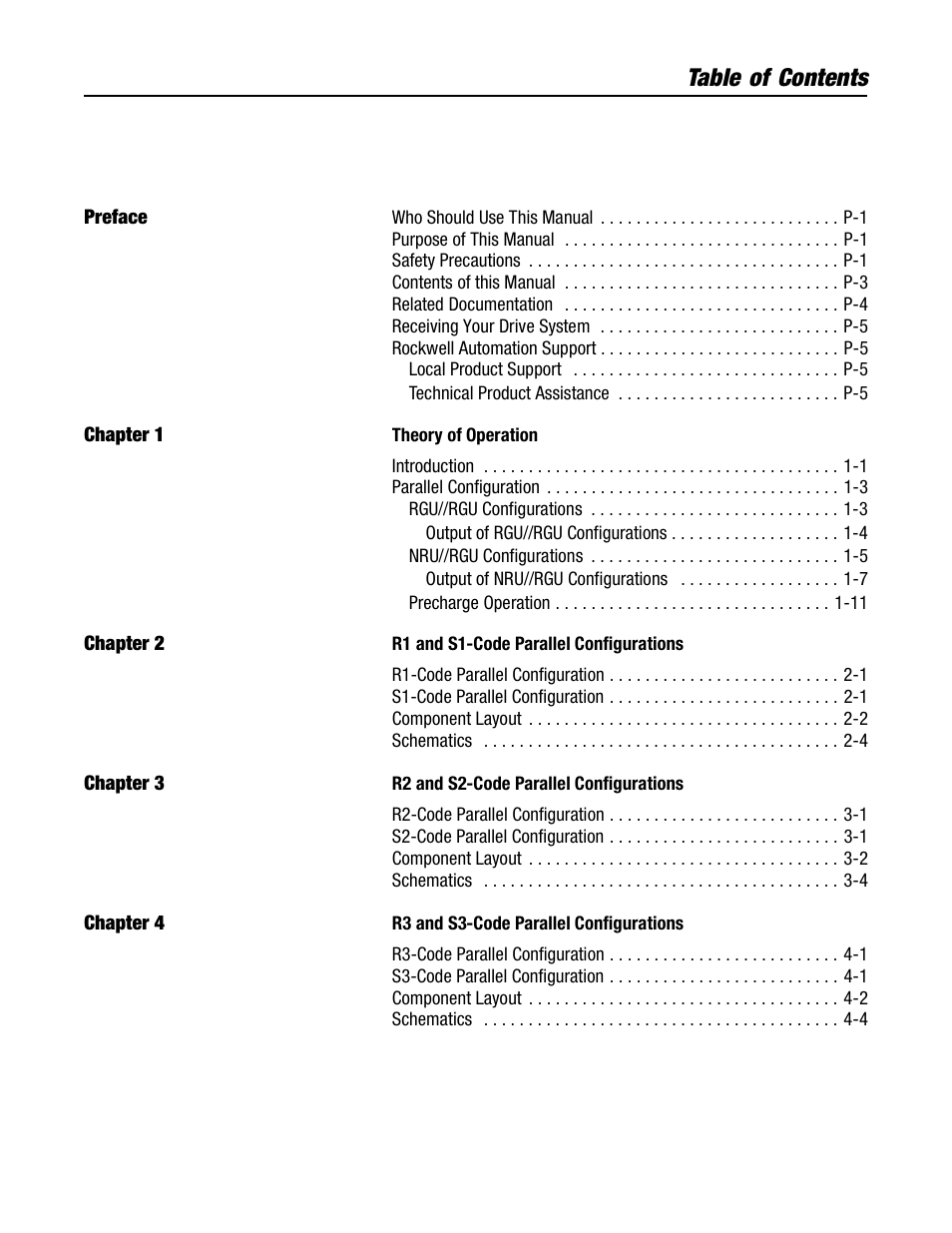 Rockwell Automation 2364P Parallel DC Bus Supply Config. User Manual | Page 3 / 217