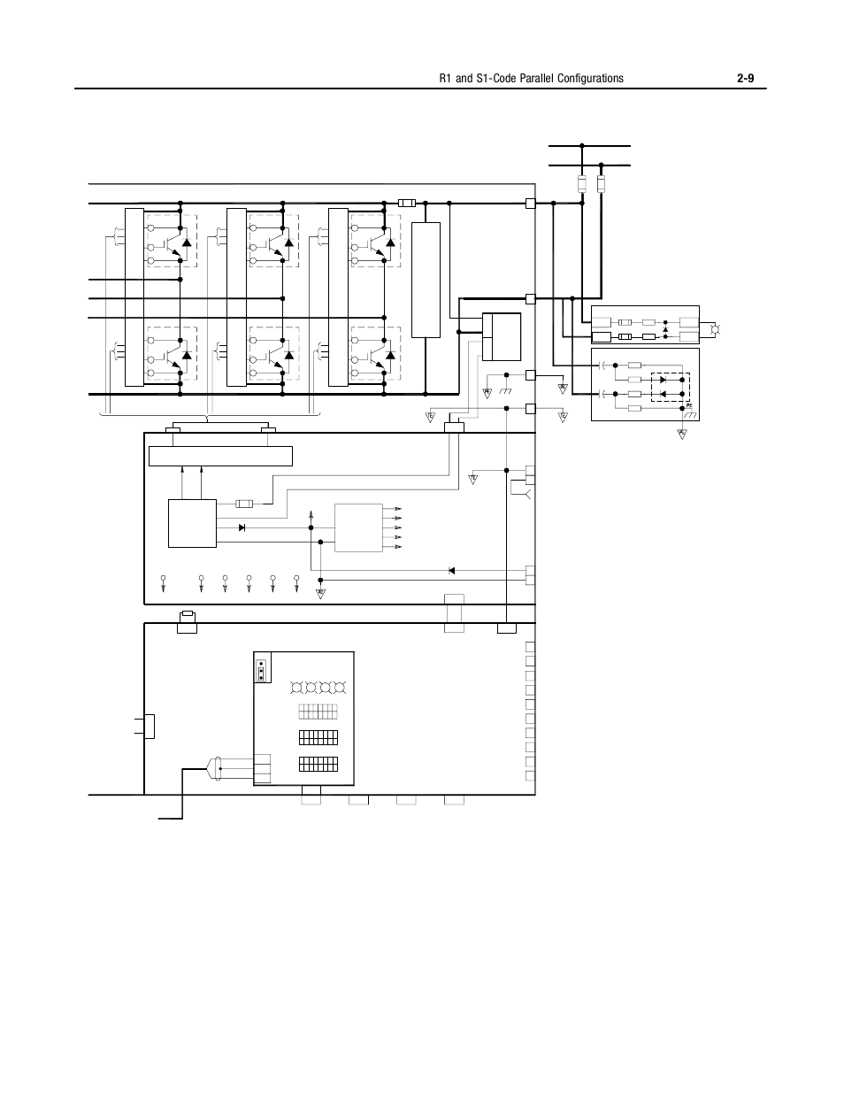 R1 and s1-code parallel configurations 2-9 | Rockwell Automation 2364P Parallel DC Bus Supply Config. User Manual | Page 33 / 217