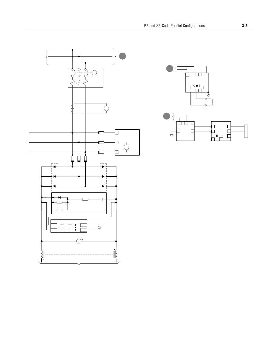 R2 and s2-code parallel configurations 3-5 | Rockwell Automation 2364P Parallel DC Bus Supply Config. User Manual | Page 39 / 217