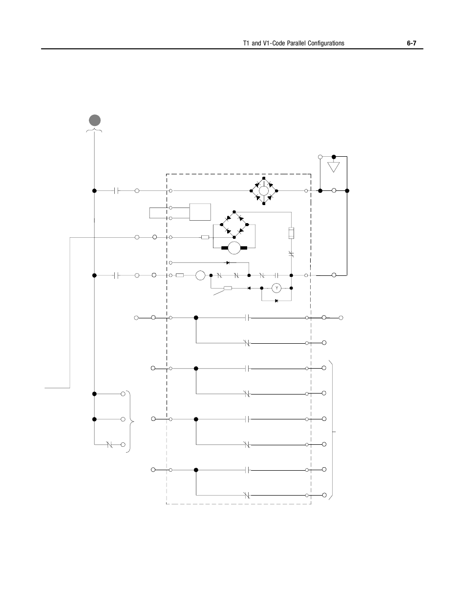 T1 and v1-code parallel configurations 6-7 | Rockwell Automation 2364P Parallel DC Bus Supply Config. User Manual | Page 71 / 217