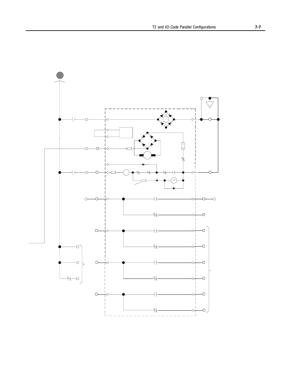 T2 and v2-code parallel configurations 7-7 | Rockwell Automation 2364P Parallel DC Bus Supply Config. User Manual | Page 81 / 217