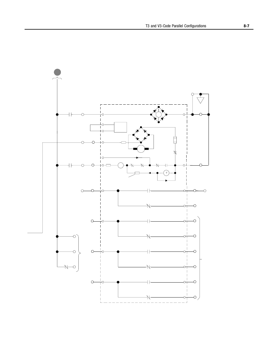 T3 and v3-code parallel configurations 8-7 | Rockwell Automation 2364P Parallel DC Bus Supply Config. User Manual | Page 91 / 217