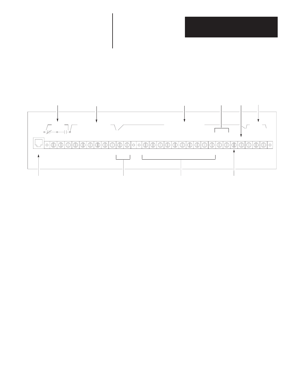 Dl20 wiring terminals, Chapter 9 installation and maintenance, Figure 9.1 dl20 connection terminals | Rockwell Automation 2706 DL20 SERIES G USER MANUAL User Manual | Page 114 / 186