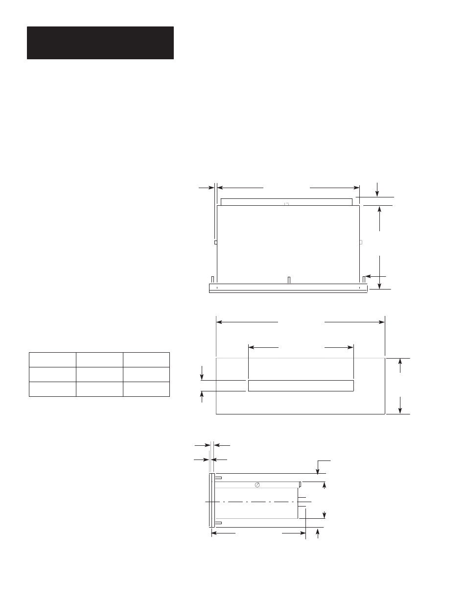 Overall dimensions | Rockwell Automation 2706 DL20 SERIES G USER MANUAL User Manual | Page 143 / 186