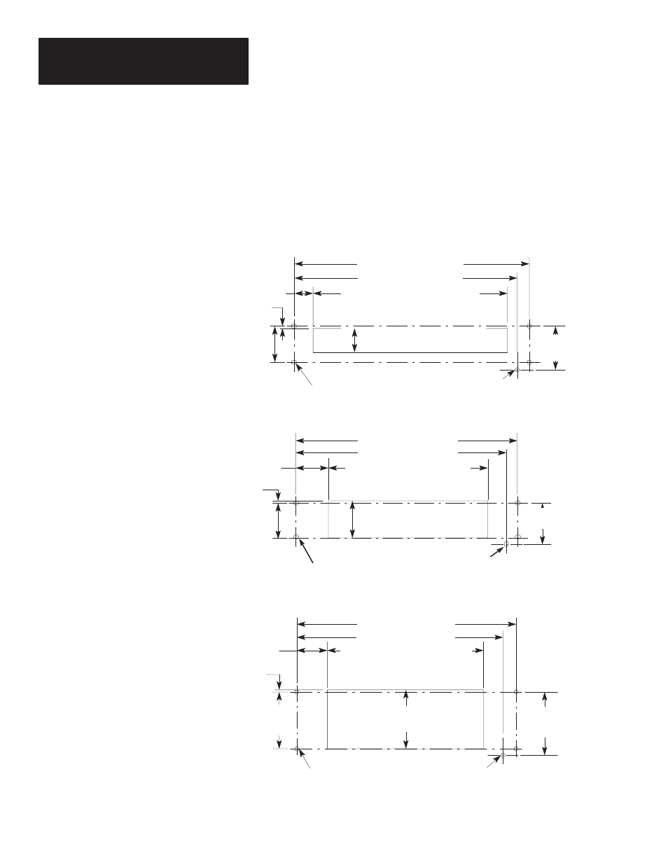 Flush mount panel cutout dimensions | Rockwell Automation 2706 DL20 SERIES G USER MANUAL User Manual | Page 145 / 186