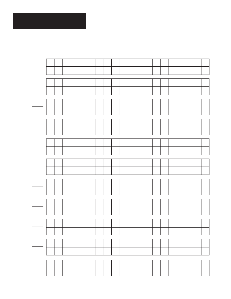 Two line worksheet | Rockwell Automation 2706 DL20 SERIES G USER MANUAL User Manual | Page 151 / 186