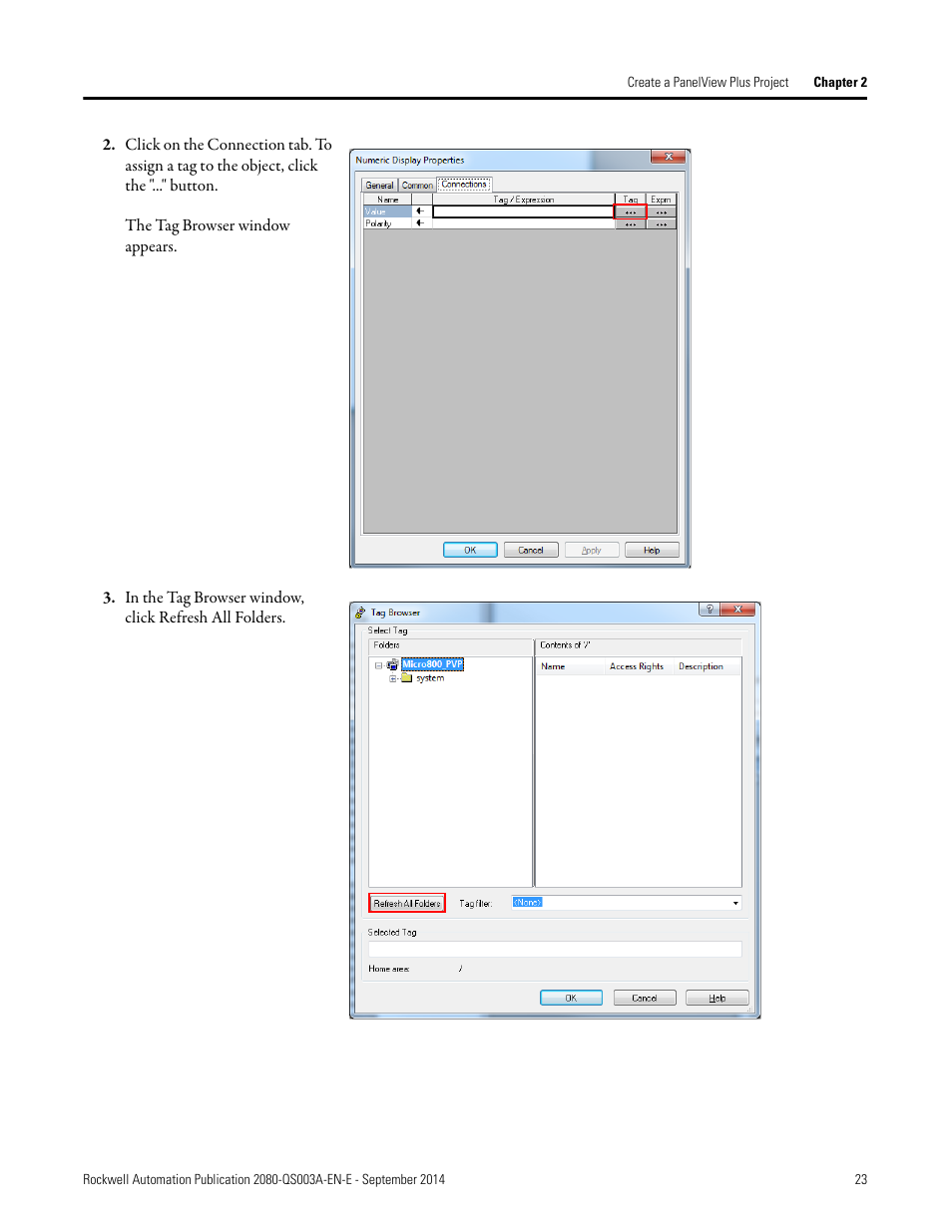 Rockwell Automation 2080-LC50 Micro800 Programmable Controllers: Getting Started with PanelView Plus User Manual | Page 23 / 62