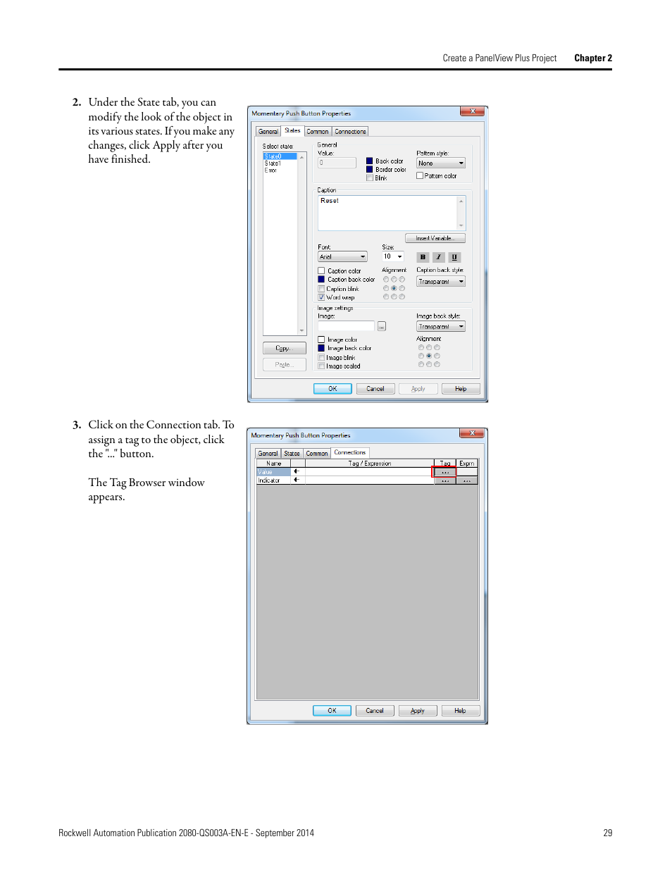 Rockwell Automation 2080-LC50 Micro800 Programmable Controllers: Getting Started with PanelView Plus User Manual | Page 29 / 62