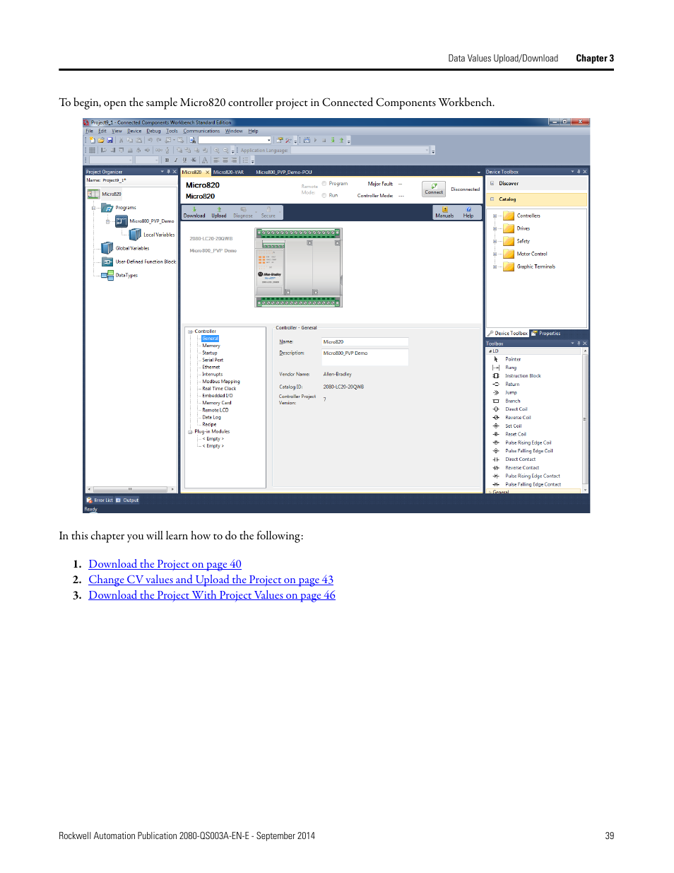 Rockwell Automation 2080-LC50 Micro800 Programmable Controllers: Getting Started with PanelView Plus User Manual | Page 39 / 62