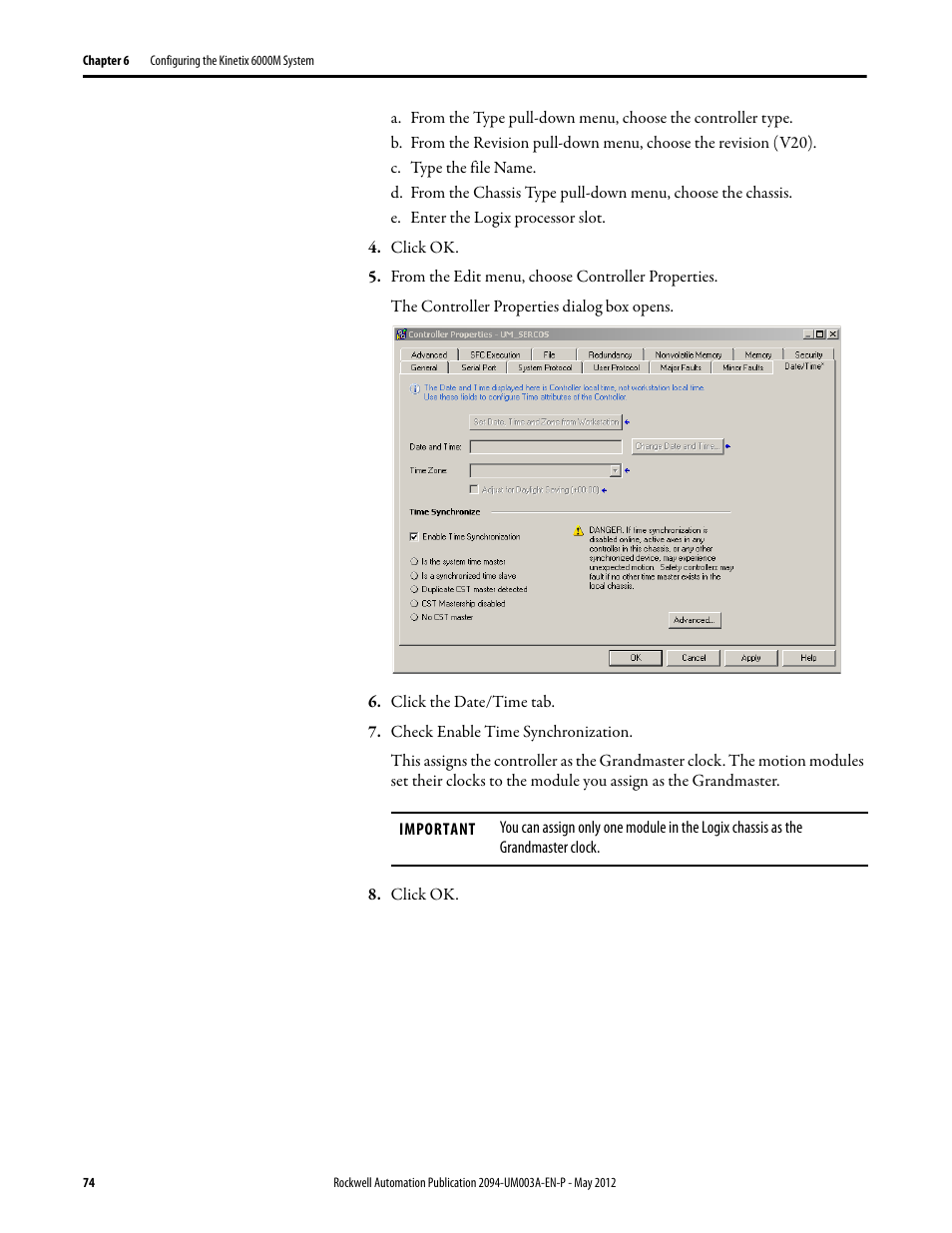 Rockwell Automation MDF-SB1304F Kinetix 6000M Integrated Drive-Motor System User Manual | Page 74 / 144