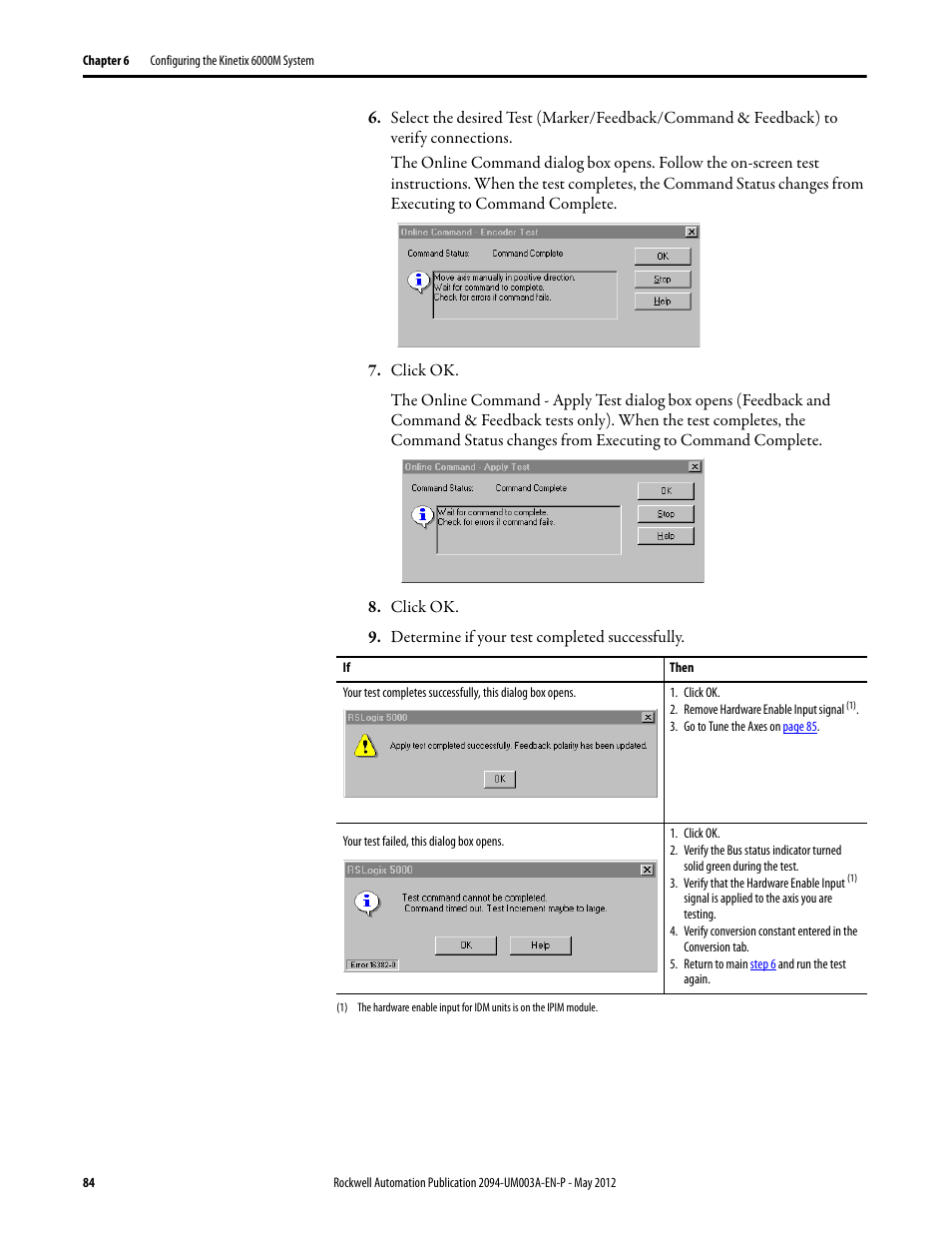 Rockwell Automation MDF-SB1304F Kinetix 6000M Integrated Drive-Motor System User Manual | Page 84 / 144