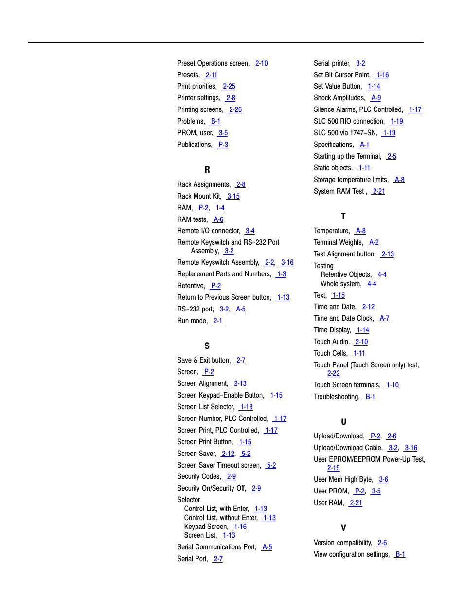 Rockwell Automation 2711-KA1_KC1_TA1_TA4_TC1_TC4 PanelView Terminals for DOS/Windows User Manual | Page 101 / 103