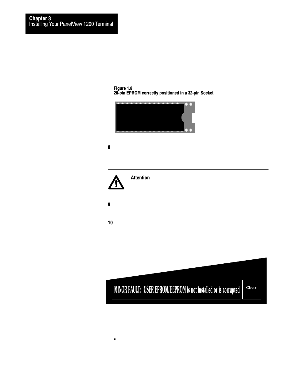 Rockwell Automation 2711-KA1_KC1_TA1_TA4_TC1_TC4 PanelView Terminals for DOS/Windows User Manual | Page 63 / 103
