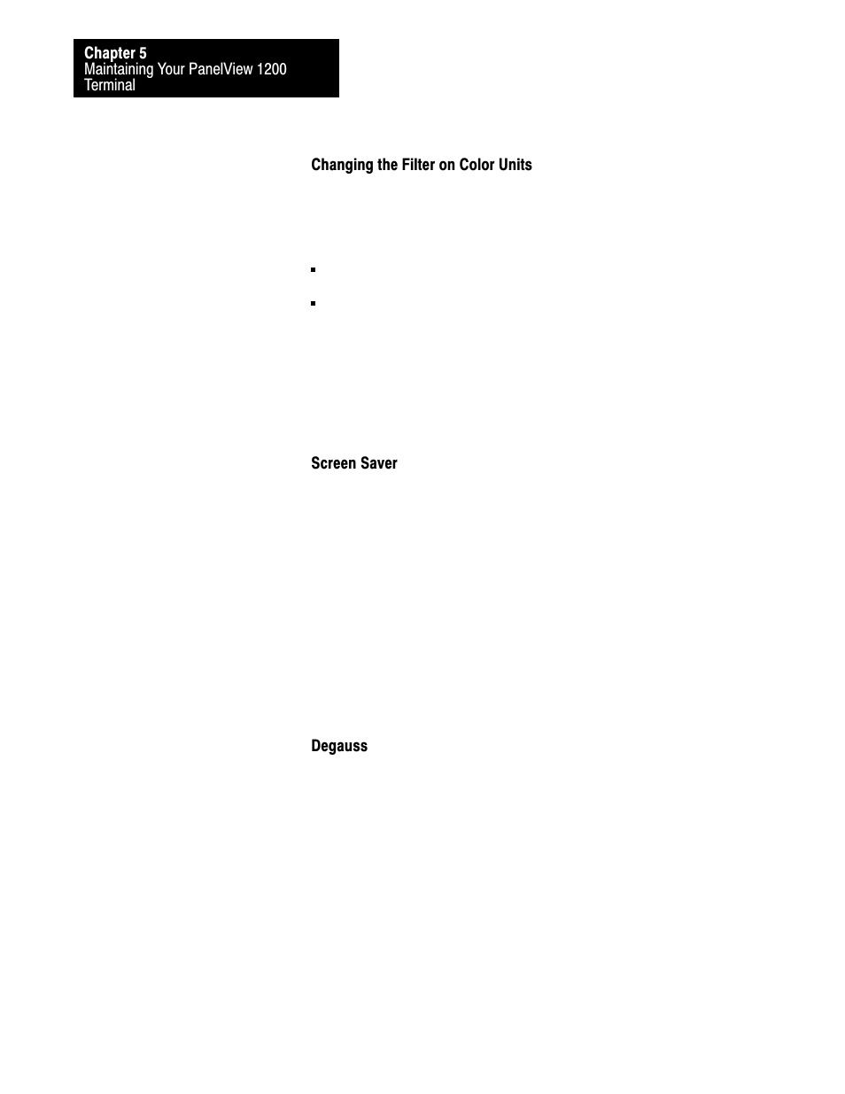 Rockwell Automation 2711-KA1_KC1_TA1_TA4_TC1_TC4 PanelView Terminals for DOS/Windows User Manual | Page 80 / 103