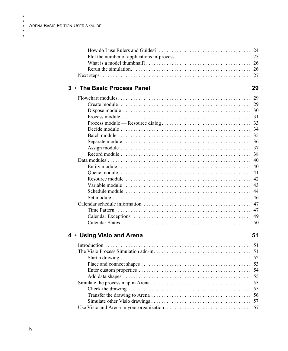 Rockwell Automation Arena Basic Edition Users Guide User Manual | Page 4 / 90
