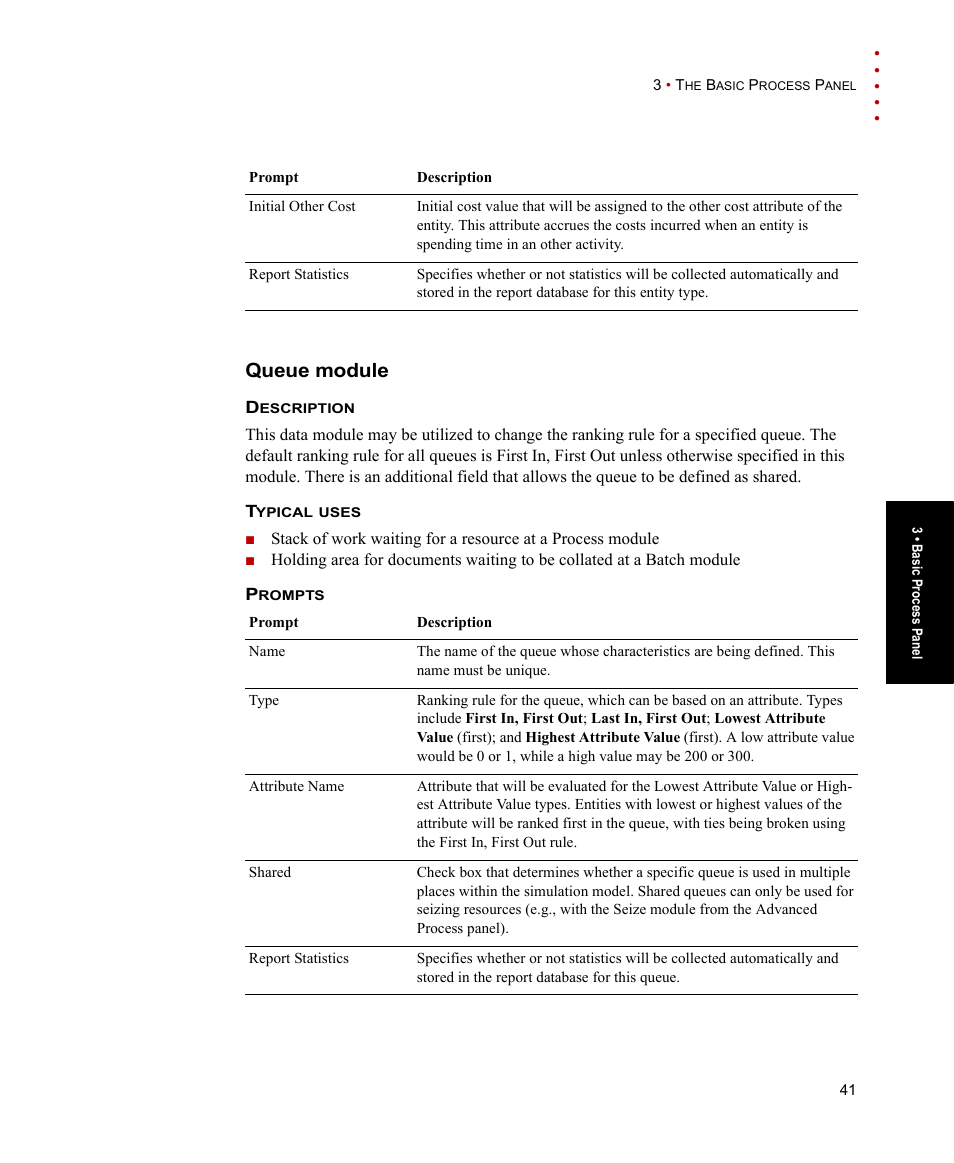 Queue module | Rockwell Automation Arena Basic Edition Users Guide User Manual | Page 47 / 90