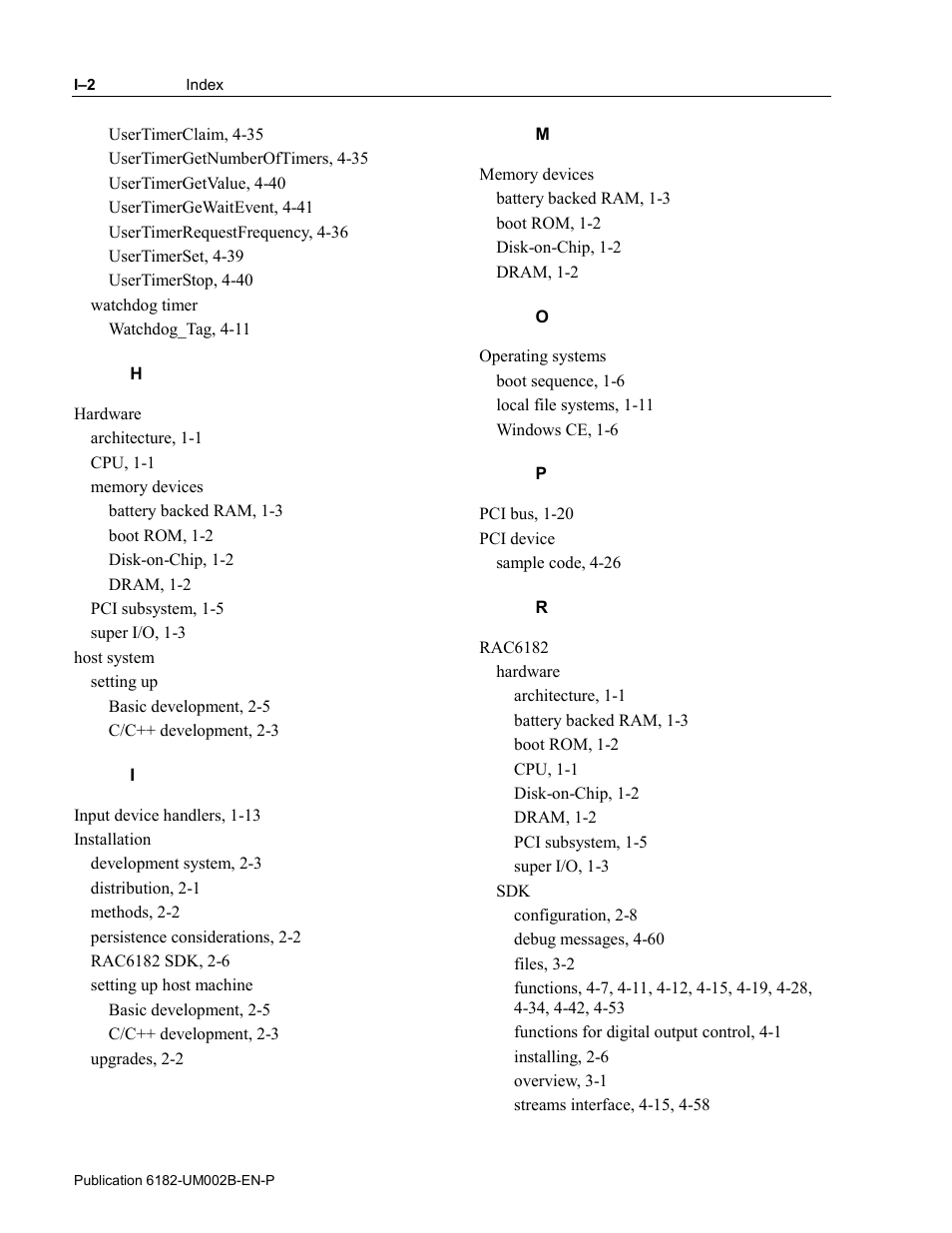 Rockwell Automation 6182 SDK User Manual | Page 104 / 108