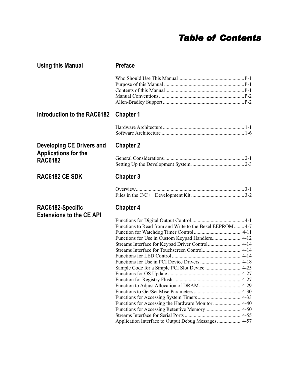 Rockwell Automation 6182 SDK User Manual | Page 3 / 108