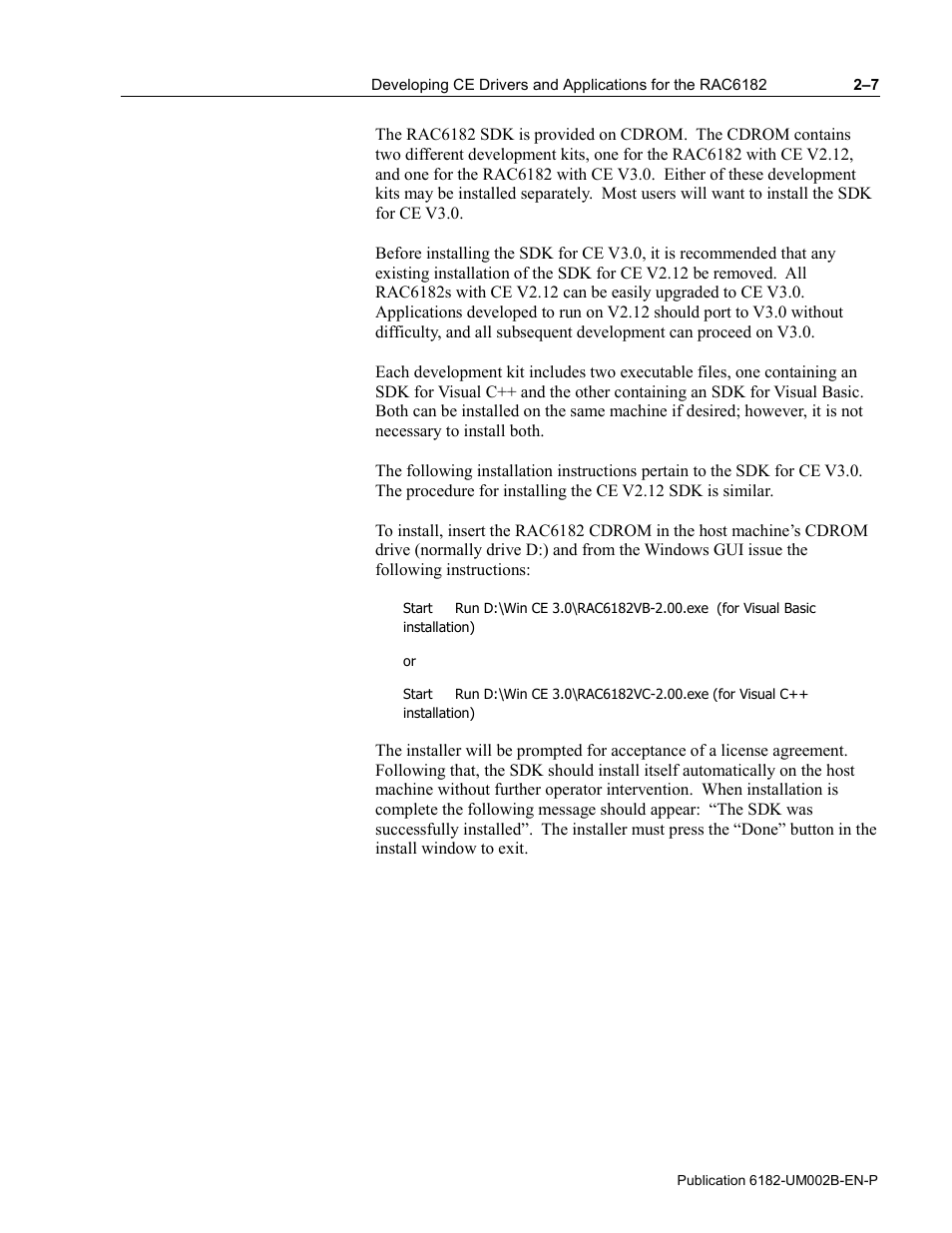 Rockwell Automation 6182 SDK User Manual | Page 35 / 108