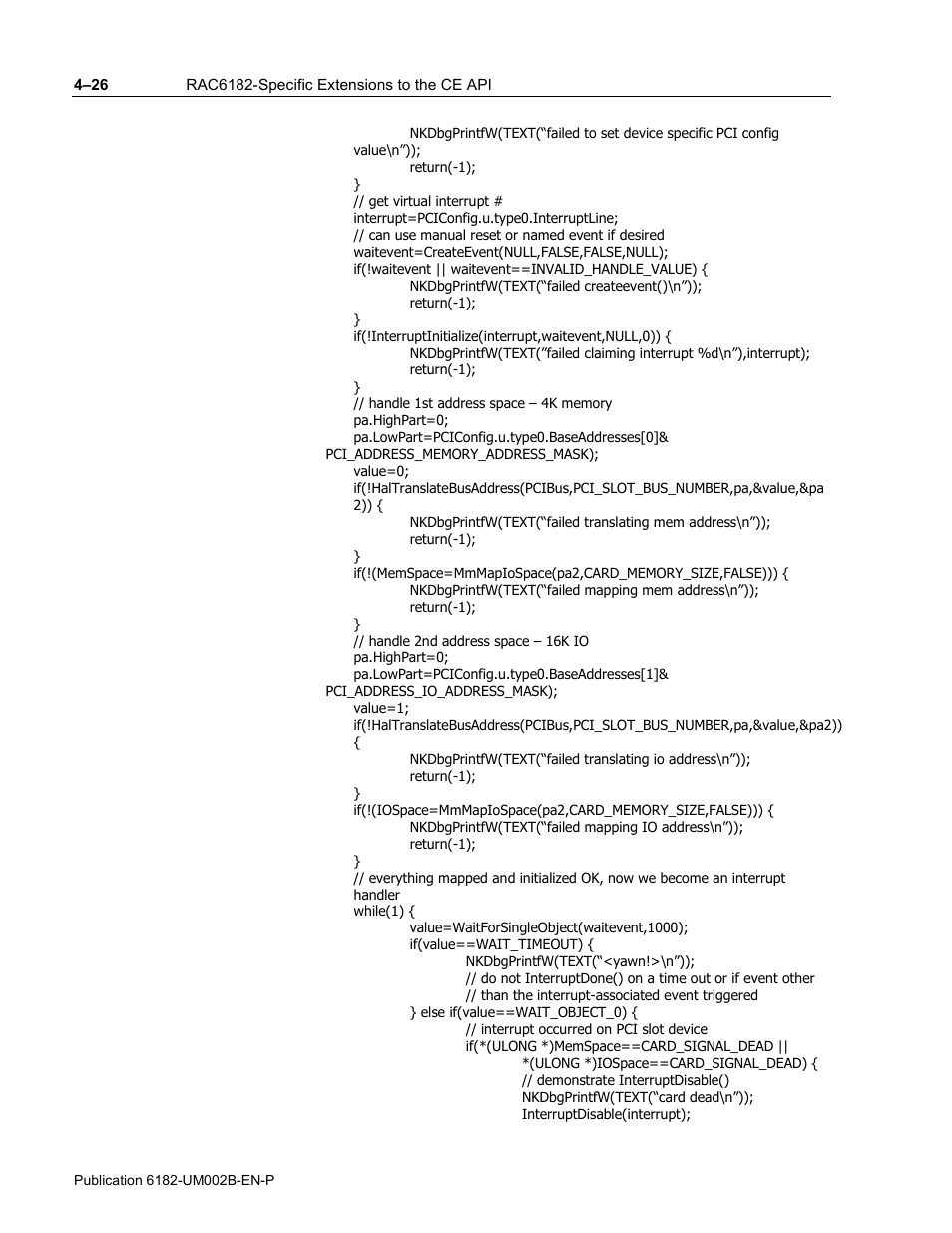 Rockwell Automation 6182 SDK User Manual | Page 66 / 108