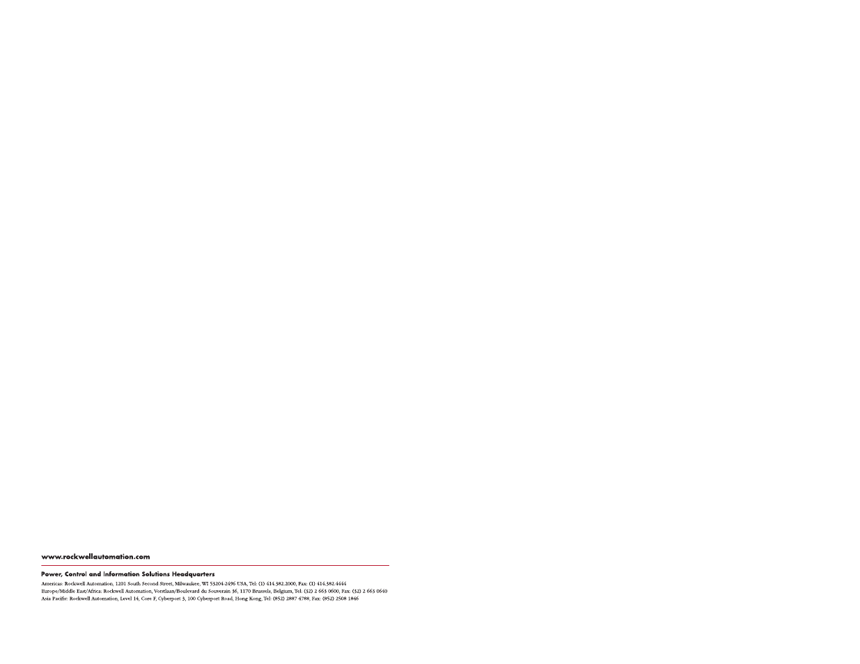 Back cover | Rockwell Automation 2711-NF5 Function Key Legend Kit for PanelView 1400 Terminals User Manual | Page 12 / 12