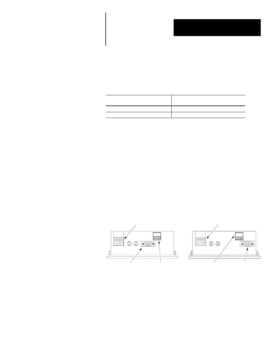 Communication ports, Remote i/o versions | Rockwell Automation 2707-L40X_L8X_V40X DTAM Plus Operator Interface Module Installation Instructions User Manual | Page 19 / 154
