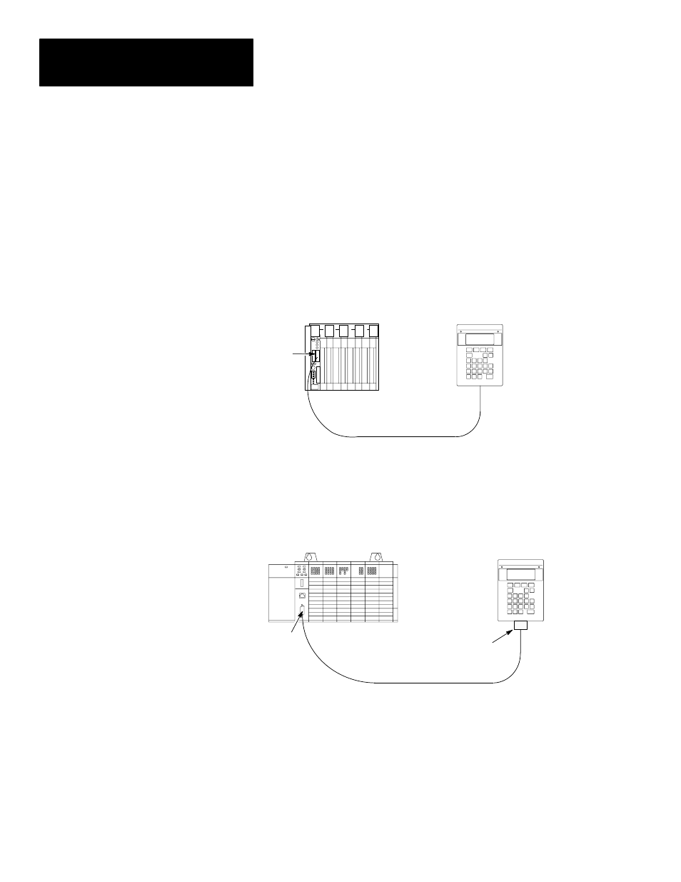 Rs-232 communications, Versions with a comm port | Rockwell Automation 2707-L40X_L8X_V40X DTAM Plus Operator Interface Module Installation Instructions User Manual | Page 20 / 154
