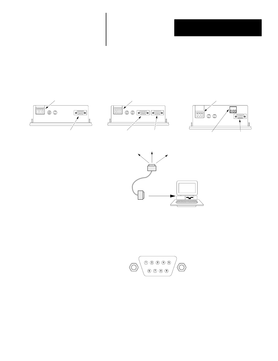 Upload / download rs-485 connections | Rockwell Automation 2707-L40X_L8X_V40X DTAM Plus Operator Interface Module Installation Instructions User Manual | Page 33 / 154