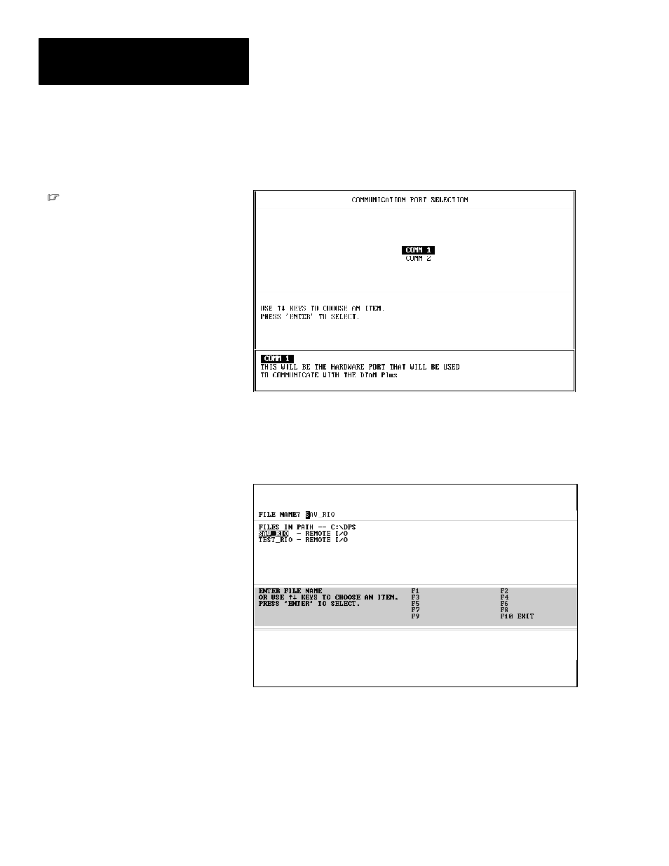 Downloading an application | Rockwell Automation 2707-L40X_L8X_V40X DTAM Plus Operator Interface Module Installation Instructions User Manual | Page 36 / 154
