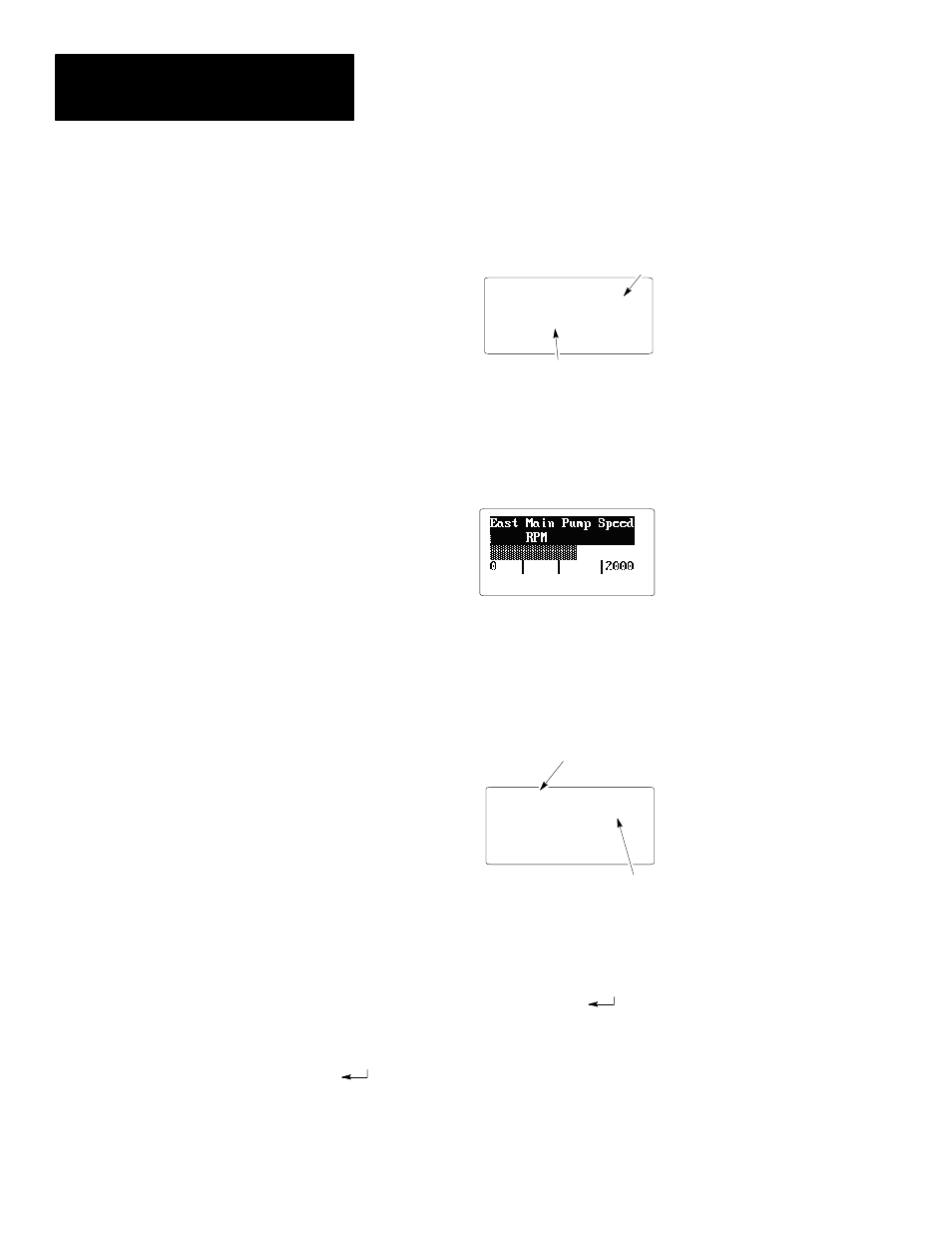 Data display screens, Bar graph screens, Data entry screens | Rockwell Automation 2707-L40X_L8X_V40X DTAM Plus Operator Interface Module Installation Instructions User Manual | Page 66 / 154