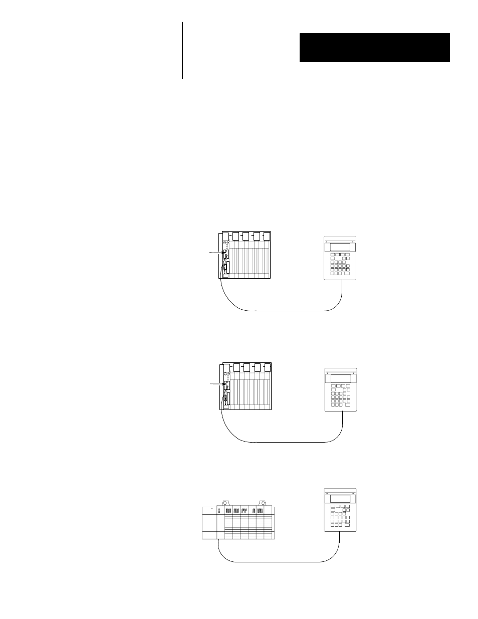 Connecting rs-485 devices, The rs-485 comm port allows | Rockwell Automation 2707-L40X_L8X_V40X DTAM Plus Operator Interface Module Installation Instructions User Manual | Page 79 / 154
