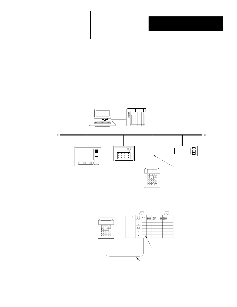 Connection remote i/o devices, Connecting remote i/o devices | Rockwell Automation 2707-L40X_L8X_V40X DTAM Plus Operator Interface Module Installation Instructions User Manual | Page 81 / 154