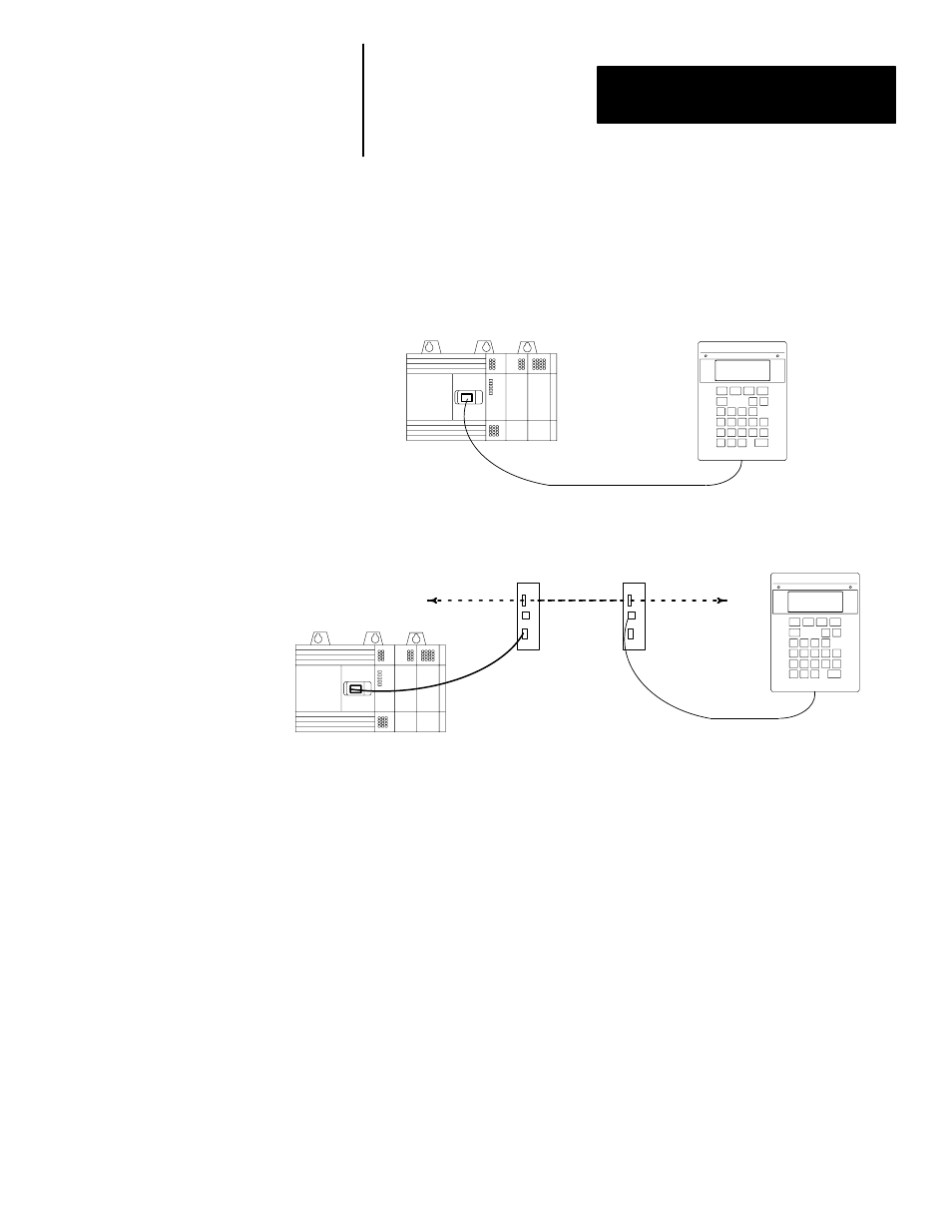Dh-485 communications with an slc 500 or network | Rockwell Automation 2707-L40X_L8X_V40X DTAM Plus Operator Interface Module Installation Instructions User Manual | Page 85 / 154