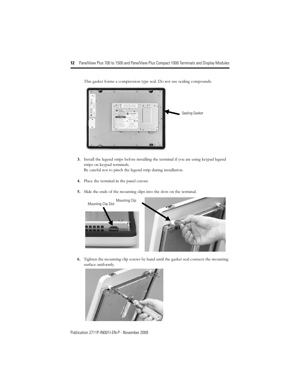 Rockwell Automation 2711PC-T10C4D1 PanelView Plus Terminals and Display Modules User Manual | Page 12 / 32