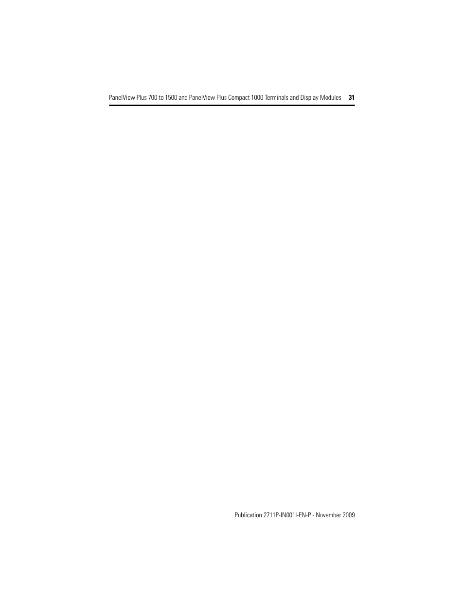 Rockwell Automation 2711PC-T10C4D1 PanelView Plus Terminals and Display Modules User Manual | Page 31 / 32