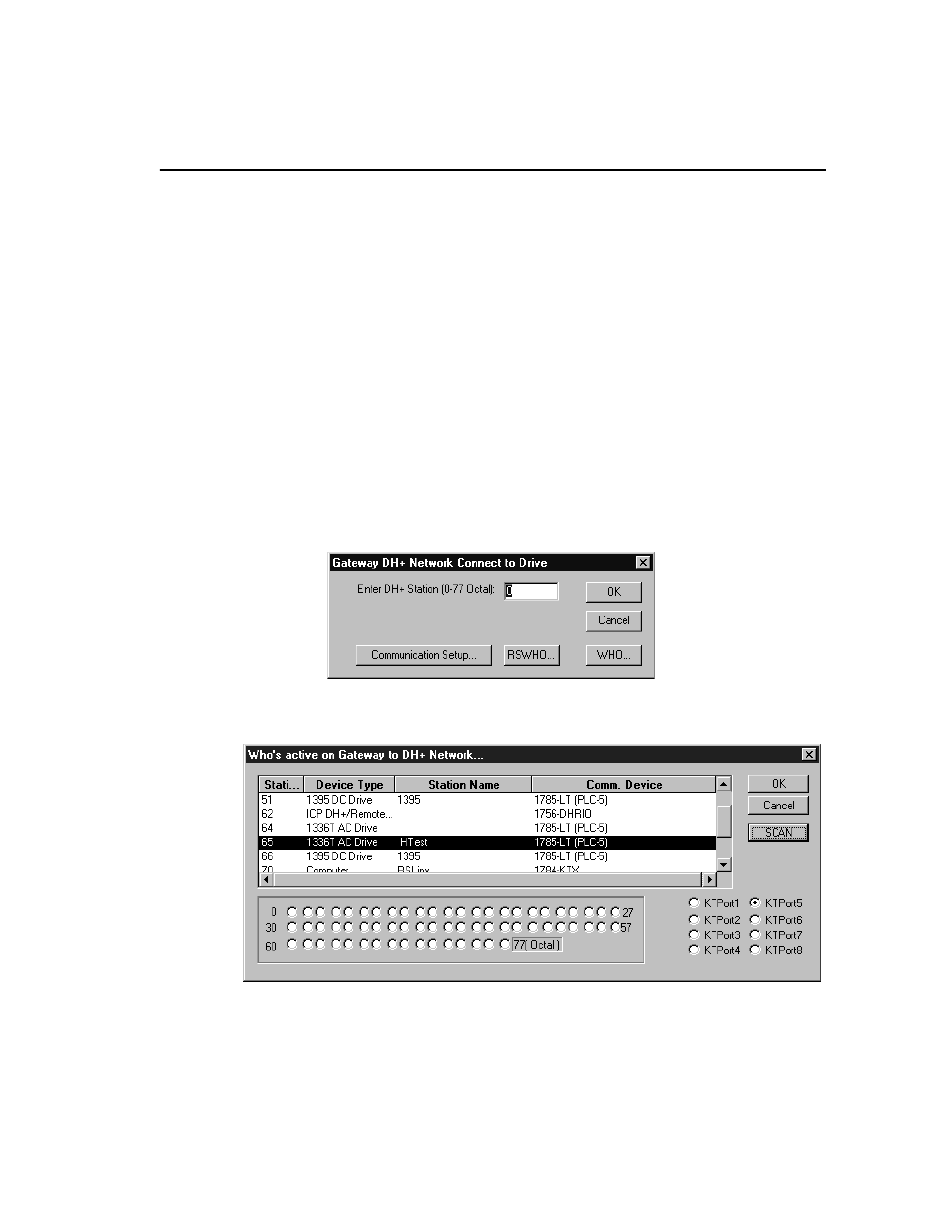 Connecting to the drive, Connecting to the drive -7 | Rockwell Automation 9303 DRIVE TOOLS 32 VER 2.50 GETTING STARTED User Manual | Page 113 / 164